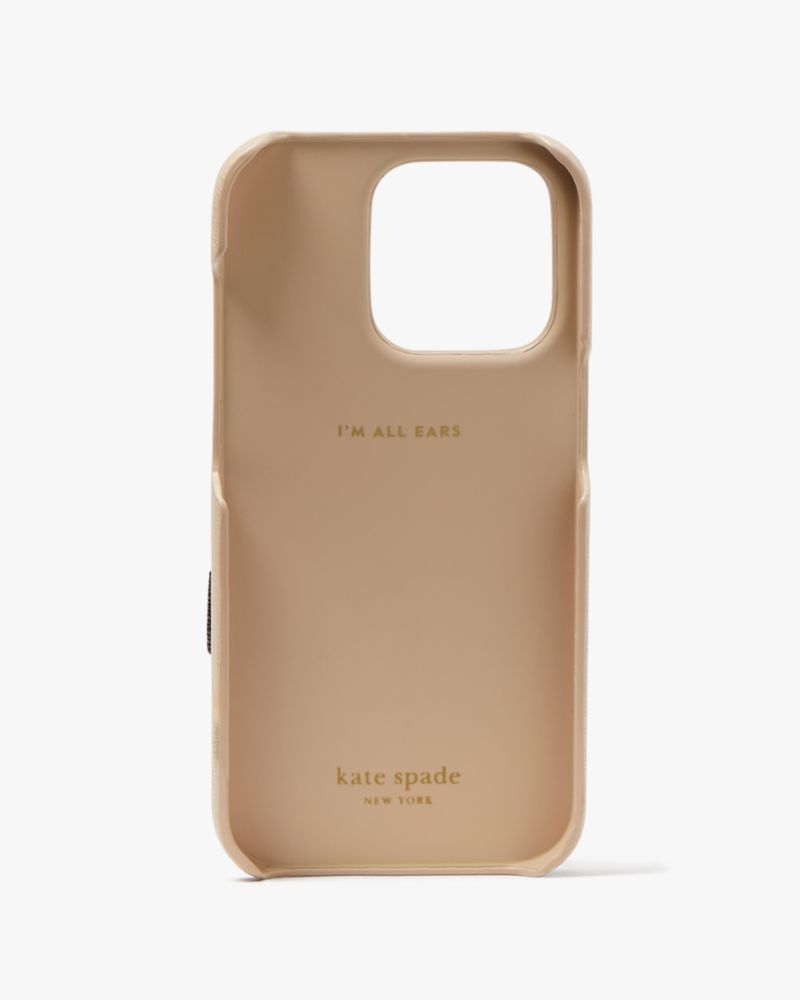 Kate Spade,Morgan Colorblocked iPhone 14 Pro Cardholder Case,Earthenware Black Multi
