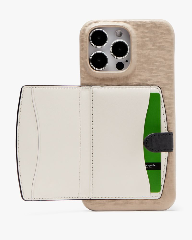 Morgan Colorblocked iPhone 14 Pro Max Cardholder Case