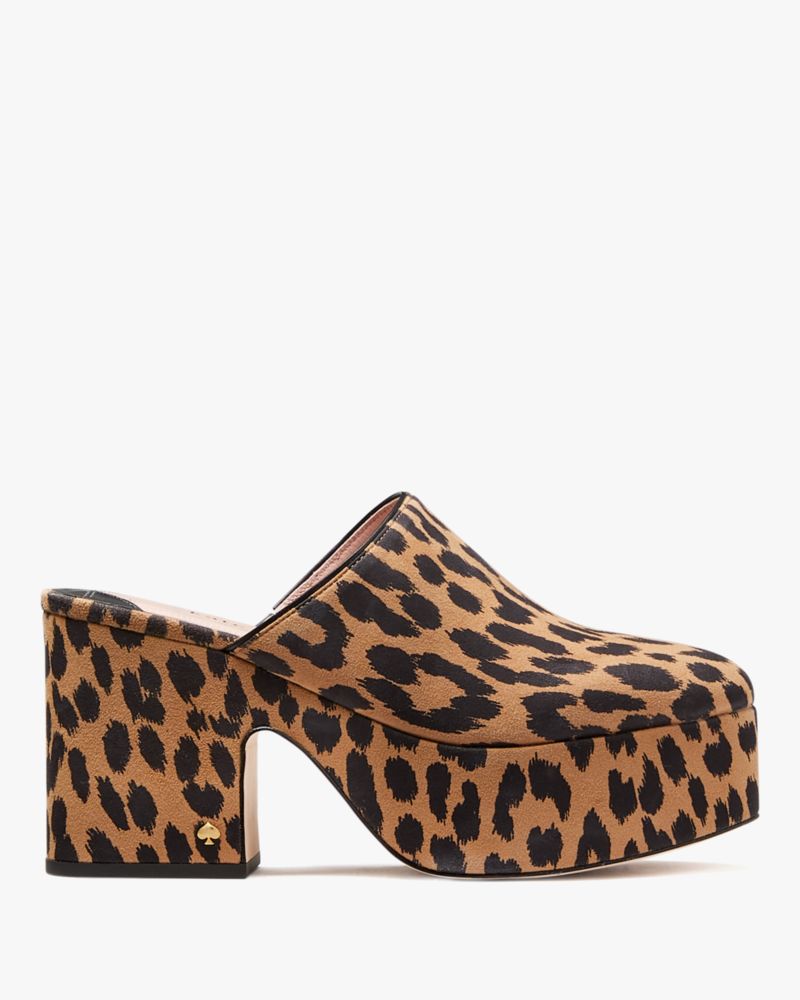 Kate Spade,Amelia Clogs,Casual,Modern Leopard