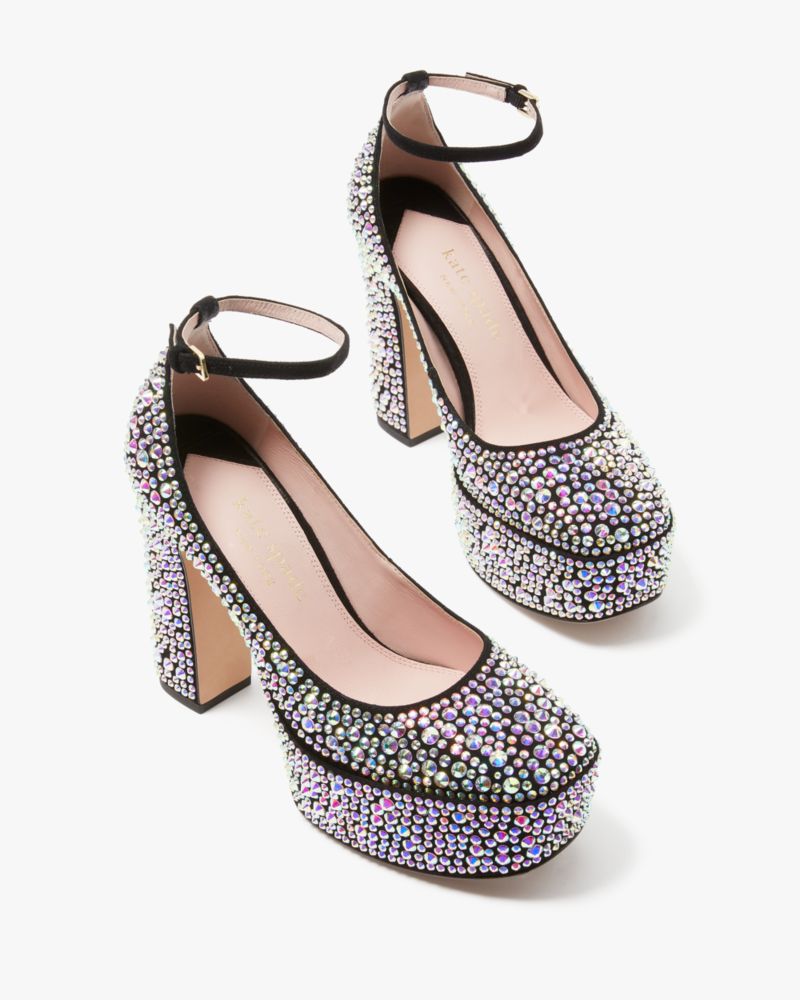 Kate Spade,Gia Pavé Platform Pumps,