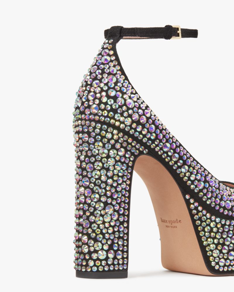 Gia Pavé Platform Pumps