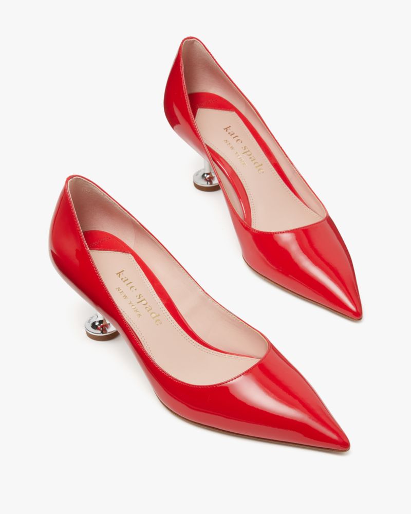 Kate Spade,Garnish Pumps,Evening,Engine Red