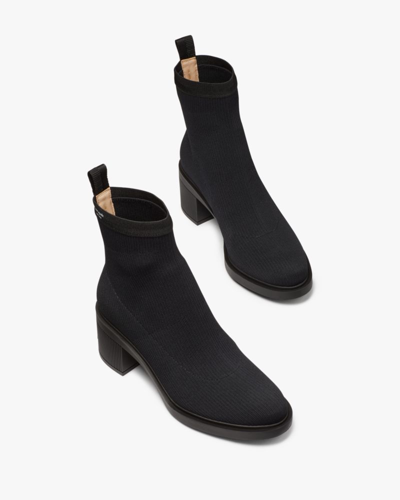 Kate spade black boots sale