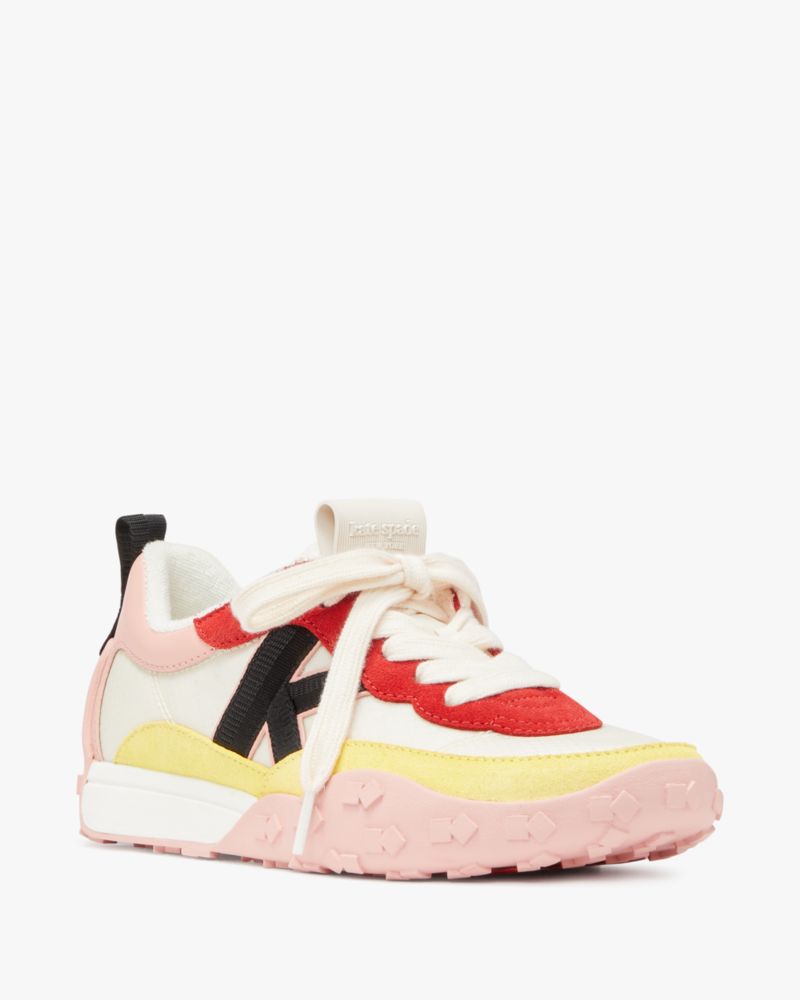 Kate Spade,K As In Kate Sneakers,Casual,Cream/ Dancer Pink