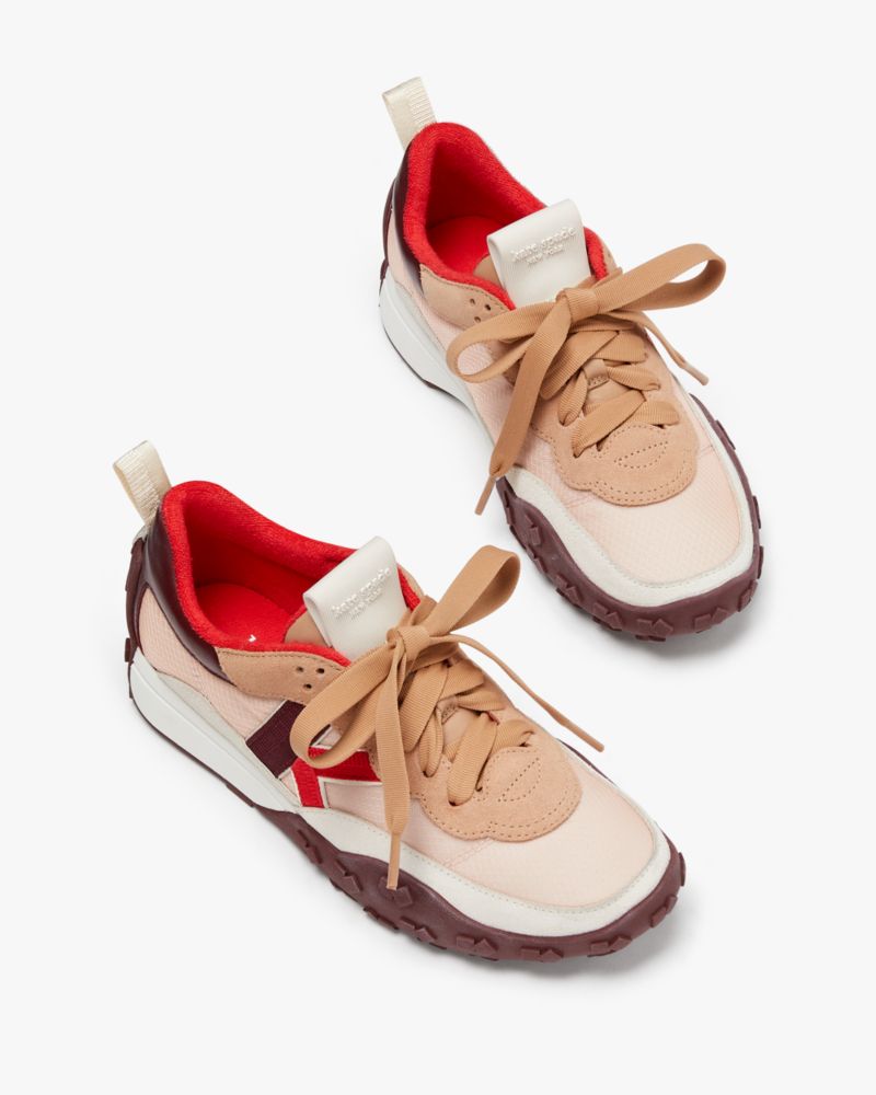 Kate Spade,K As In Kate Sneakers,Casual,Mochi Pink/ Cordovan