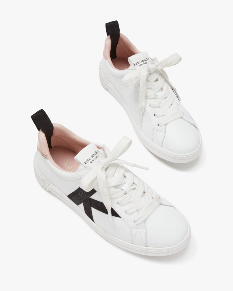 Kate Spade New York Women's Signature Leather Sneakers