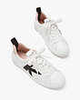 Kate Spade,Signature Sneakers,Casual,True White/ Mochi Pink/ Black