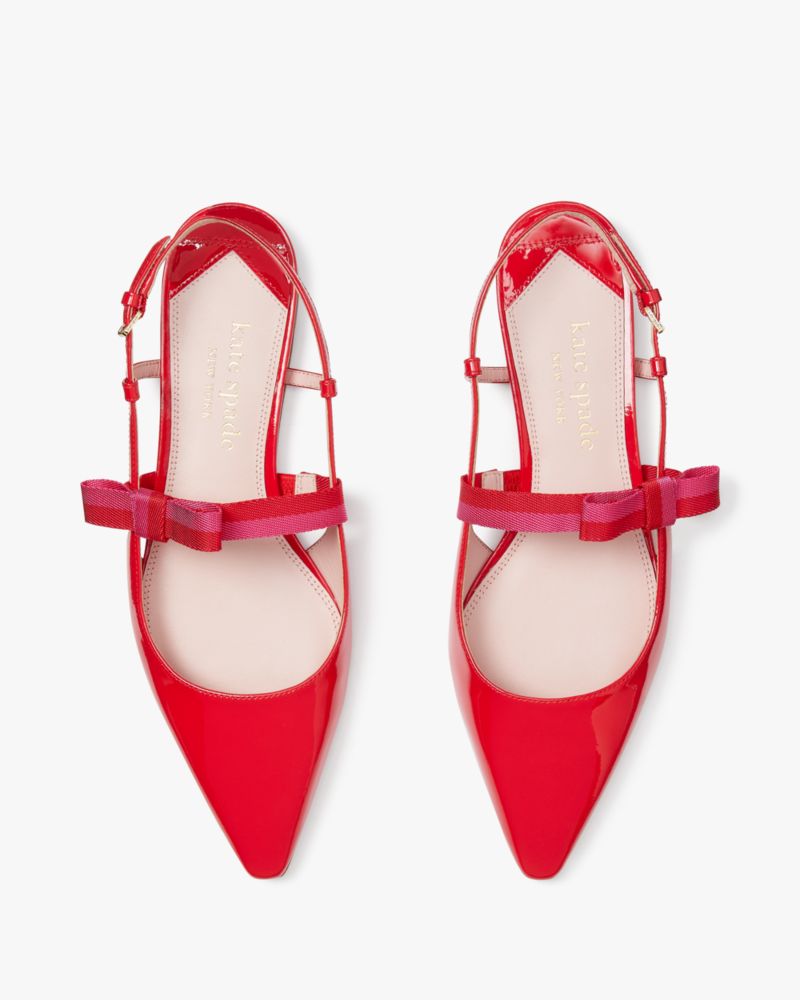 Kate Spade,マリッツァ フラット,エンジンレッドマルチ