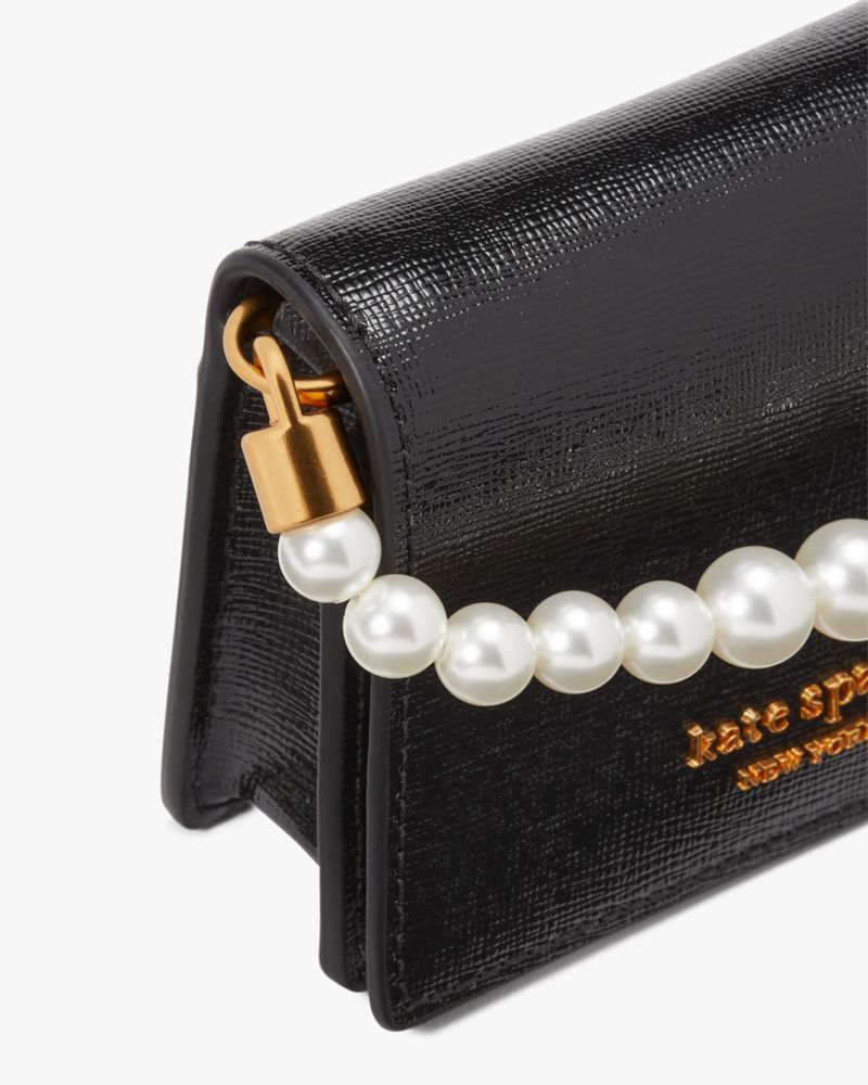 Morgan Embellished Chain Card Case