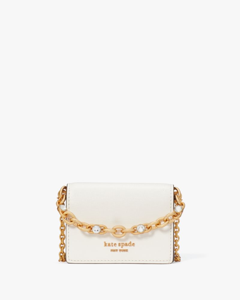 Morgan Embellished Chain Card Case | Kate Spade New York