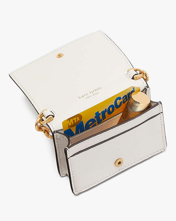 Morgan Embellished Chain Card Case | Kate Spade New York