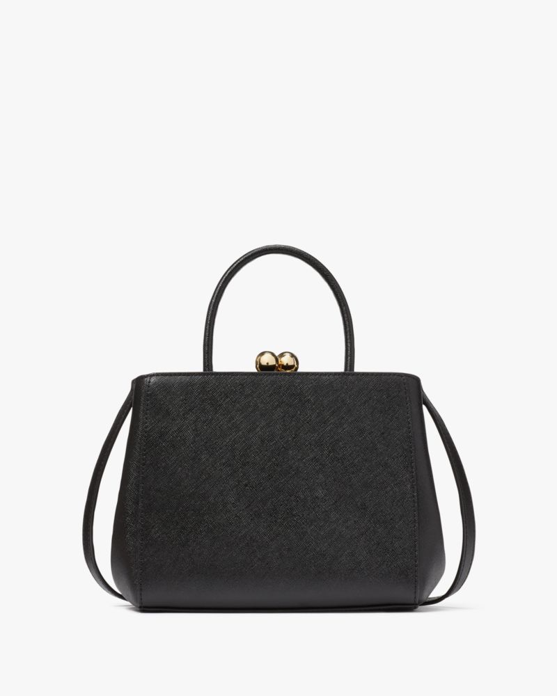Kate Spade,Amour Mini Frame Satchel,Black