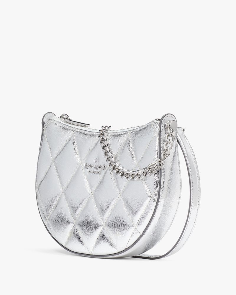 Carey Metallic Zip Top Crossbody | Kate Spade Outlet | Kate