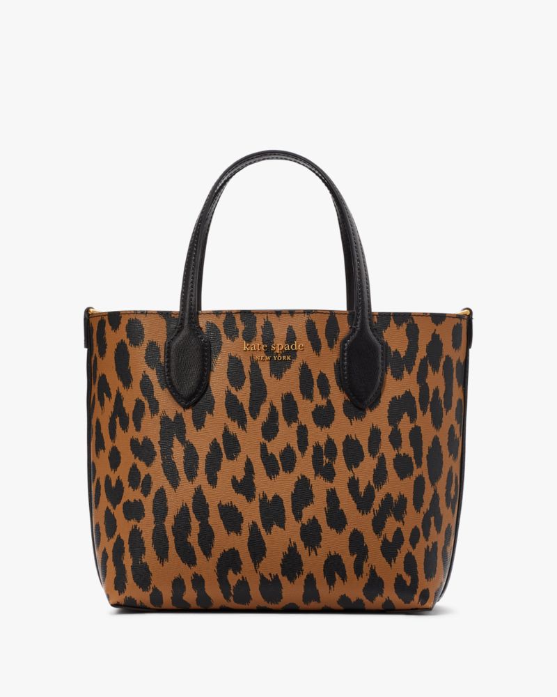 Kate Spade,Bleecker Modern Leopard Medium Crossbody Tote,