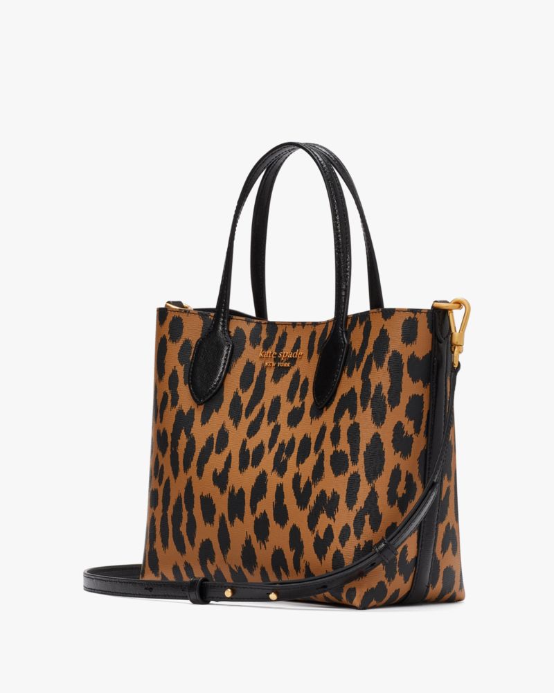 Kate Spade,Bleecker Modern Leopard Medium Crossbody Tote,