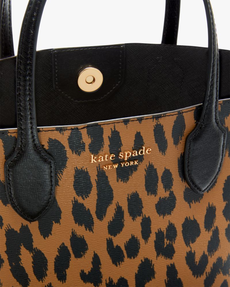 Bleecker Modern Leopard Medium Crossbody Tote