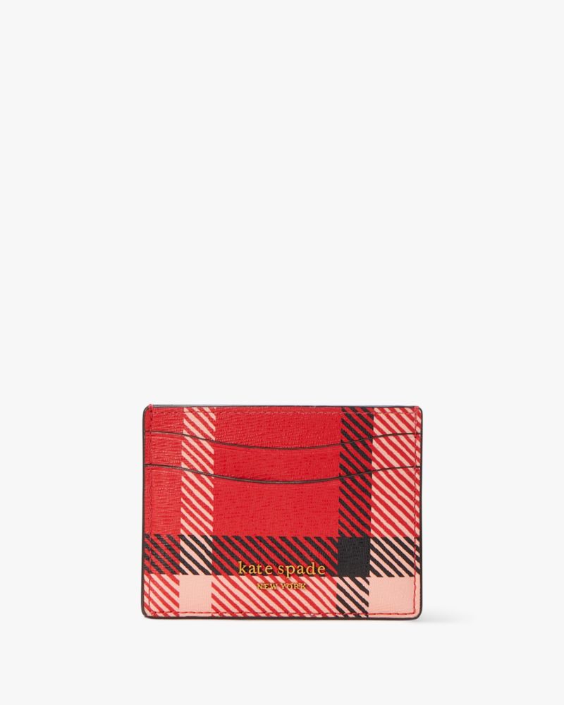 Kate Spade,Morgan Museum Plaid Cardholder,