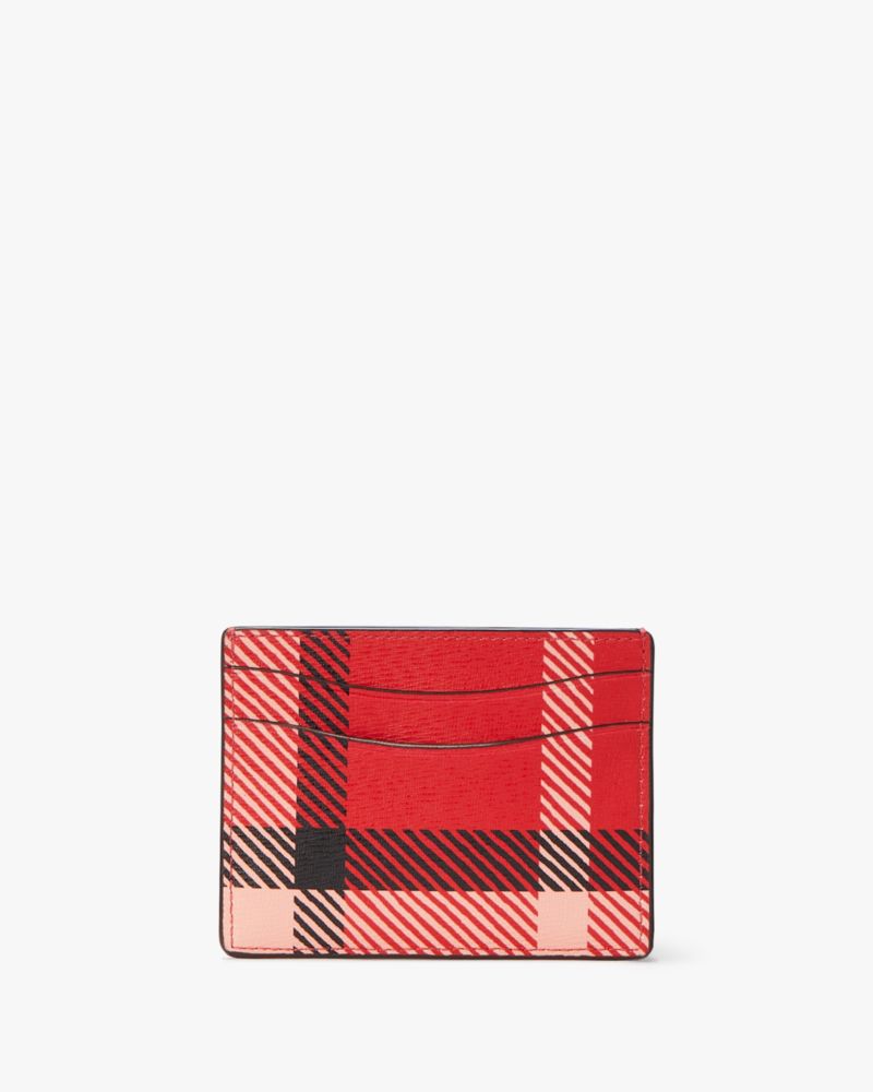 Kate Spade,Morgan Museum Plaid Cardholder,