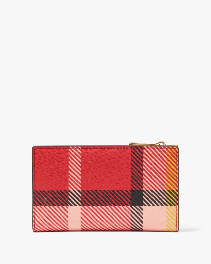 Morgan Museum Plaid Small Slim Bifold Wallet