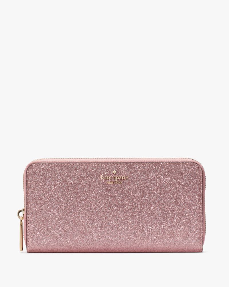 Kate spade purse pink with online glitter