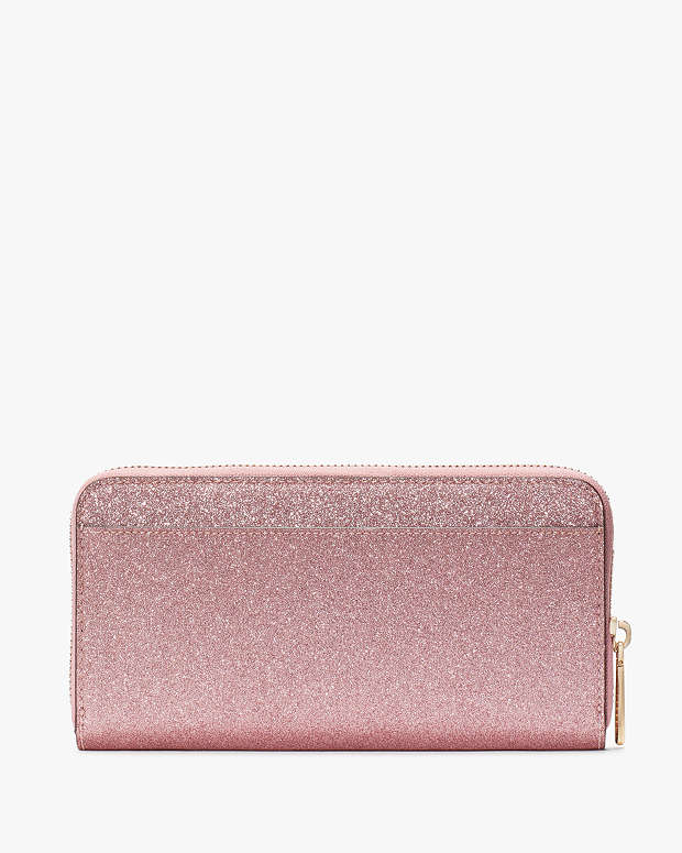 Glimmer Boxed Large Continental Wallet | Kate Spade Outlet