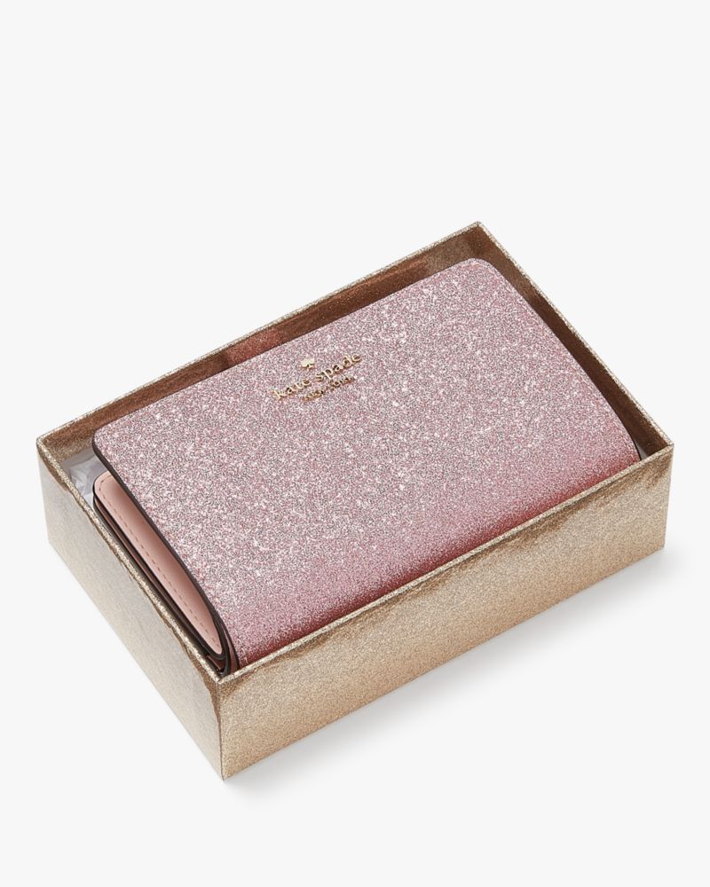 Kate spade lola glitter card holder hot sale