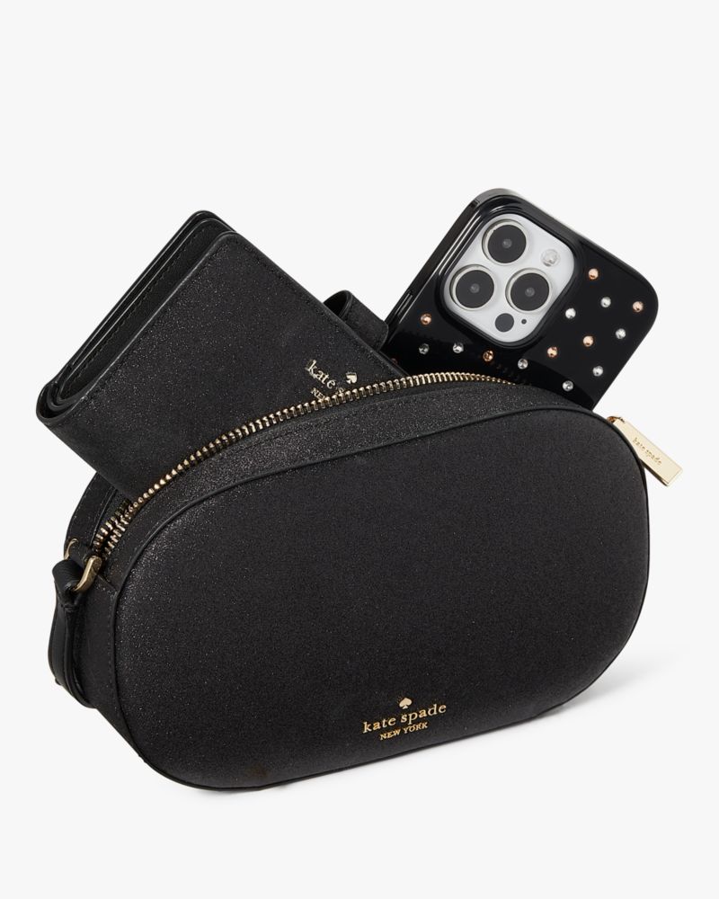 Glimmer Oval Camera Bag | Kate Spade Outlet Glimmer Oval Camera Bag | Kate Spade Outlet