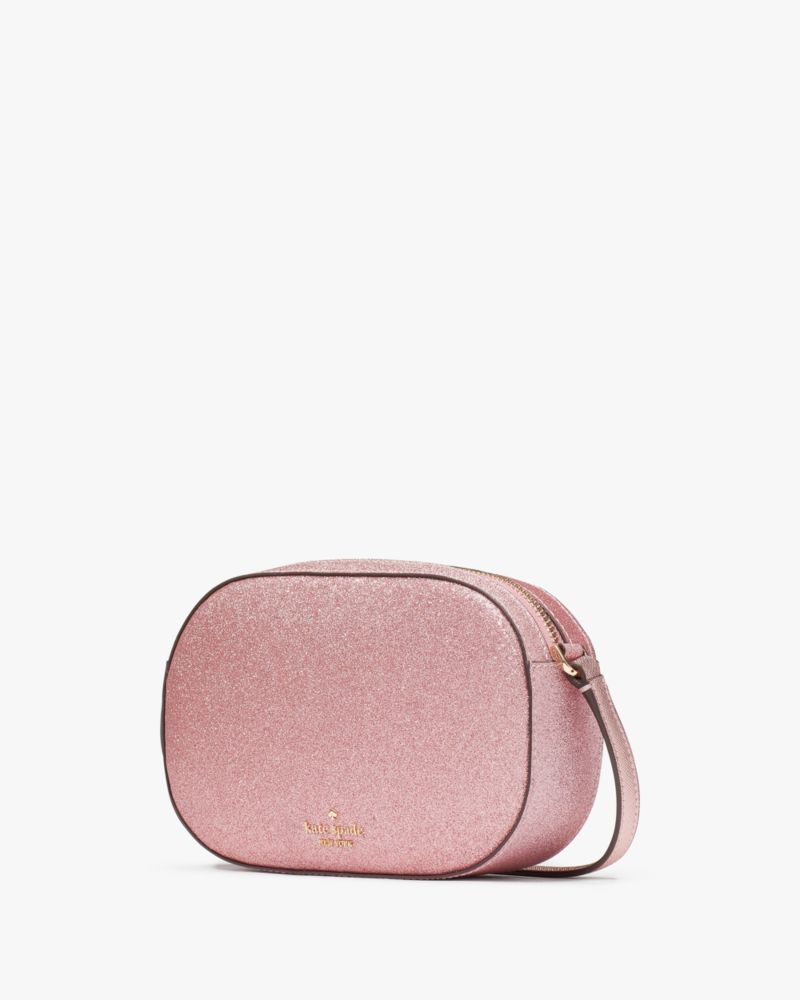 Kate Spade,Glimmer Oval Camera Bag,Pink