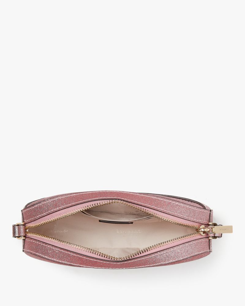 Kate Spade,Glimmer Oval Camera Bag,Pink