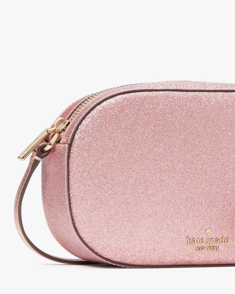 Kate spade glitter makeup on sale bag