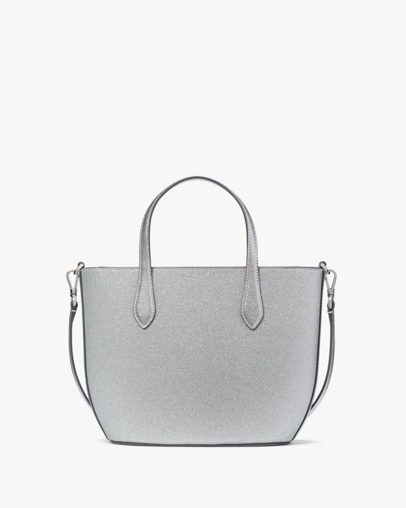 Kate spade gray hot sale glitter purse