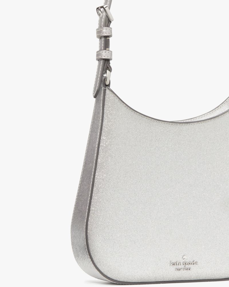 Kate spade gray deals glitter purse