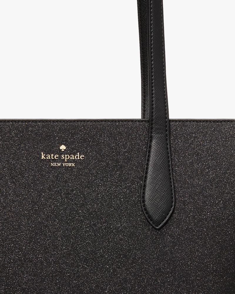 Kate Spade,Glimmer Tote,Black