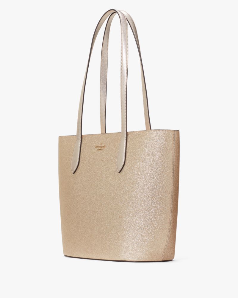 Kate Spade,Glimmer Tote,Gold