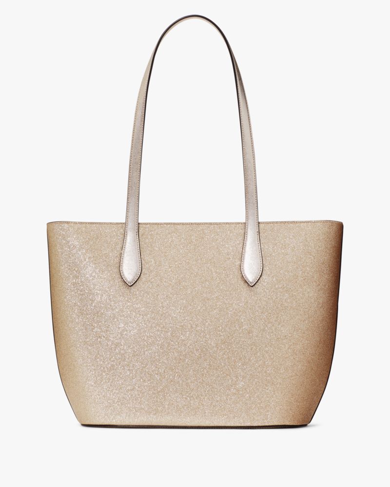 Kate spade rose gold glitter tote sale