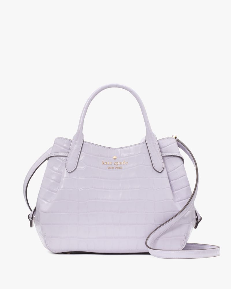 Kate Spade,Dumpling Croc Embossed Small Satchel,