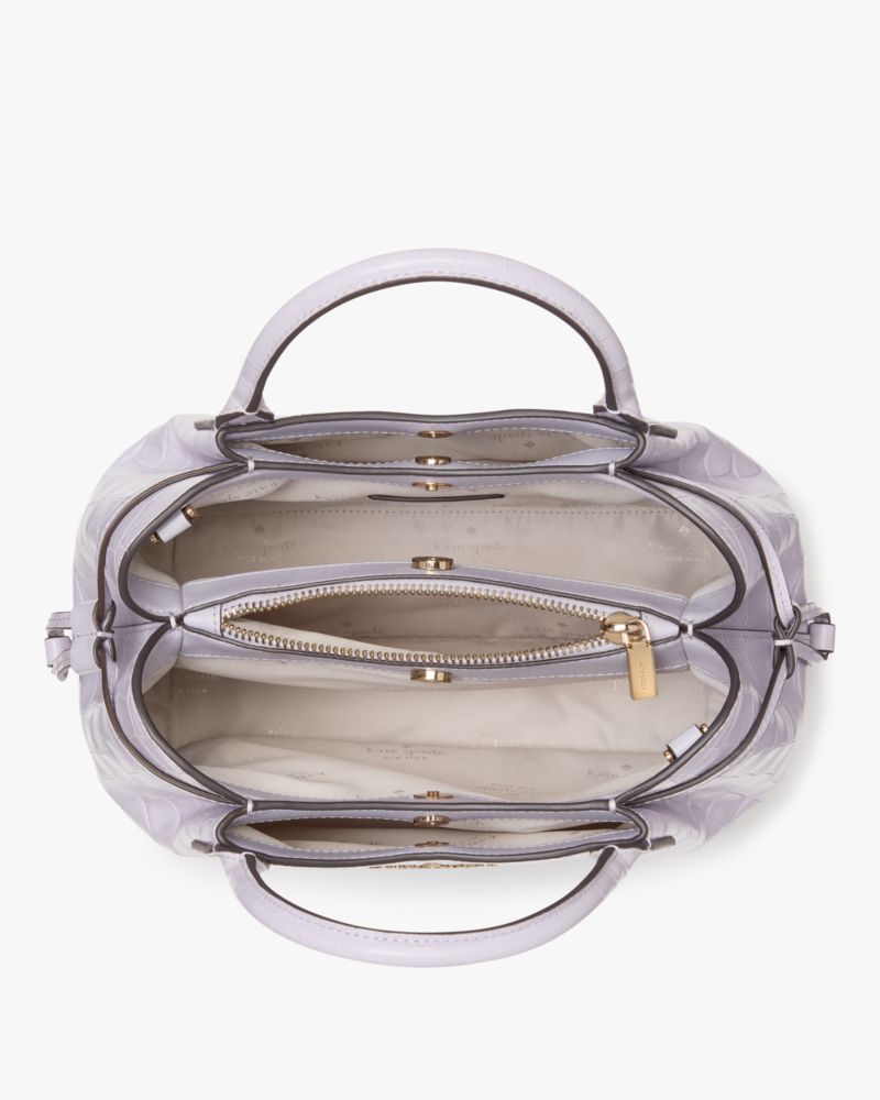 Kate Spade,Dumpling Croc Embossed Small Satchel,