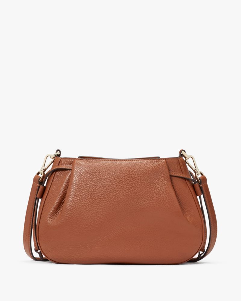 Kate Spade,Dumpling Crossbody,Leather,Crossbody,Metal Material,Logo,Metal,Lined,Casual,