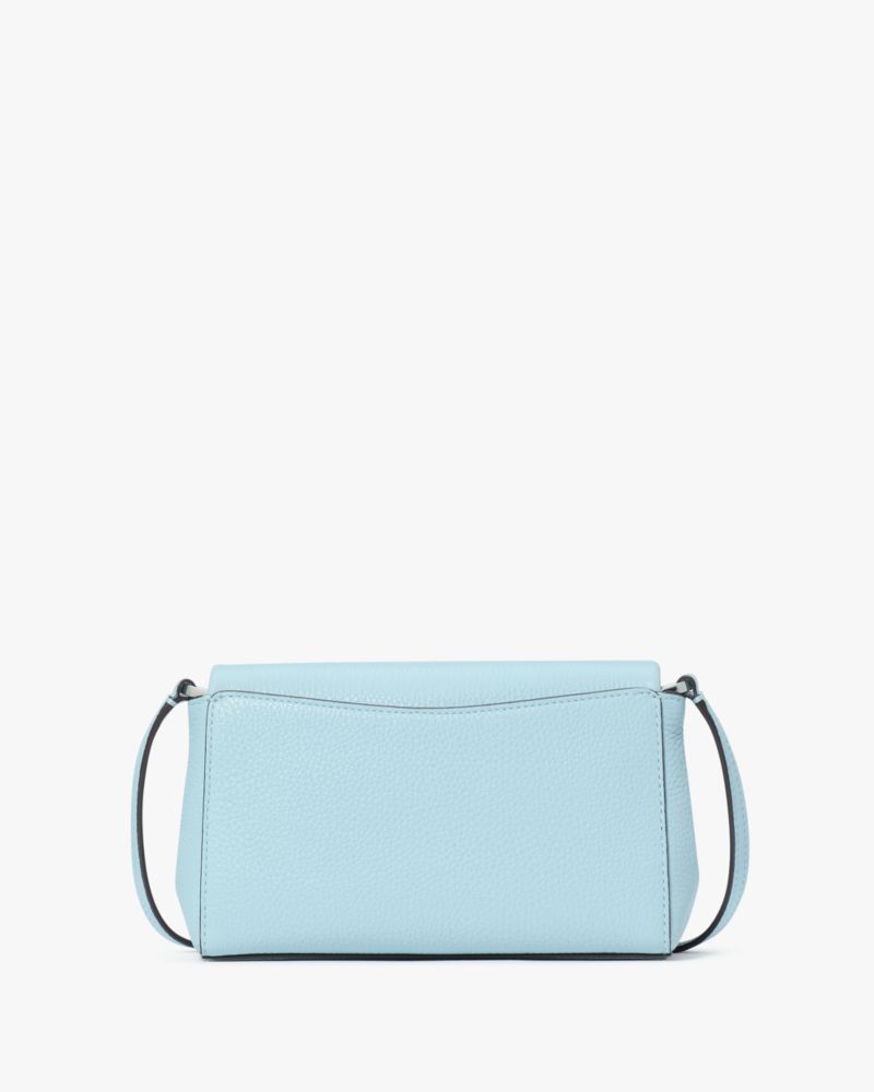 Kate Spade,Leila Mini Crossbody,Lining Leather,Crossbody,Logo,Metal,Lined,Casual,Blue