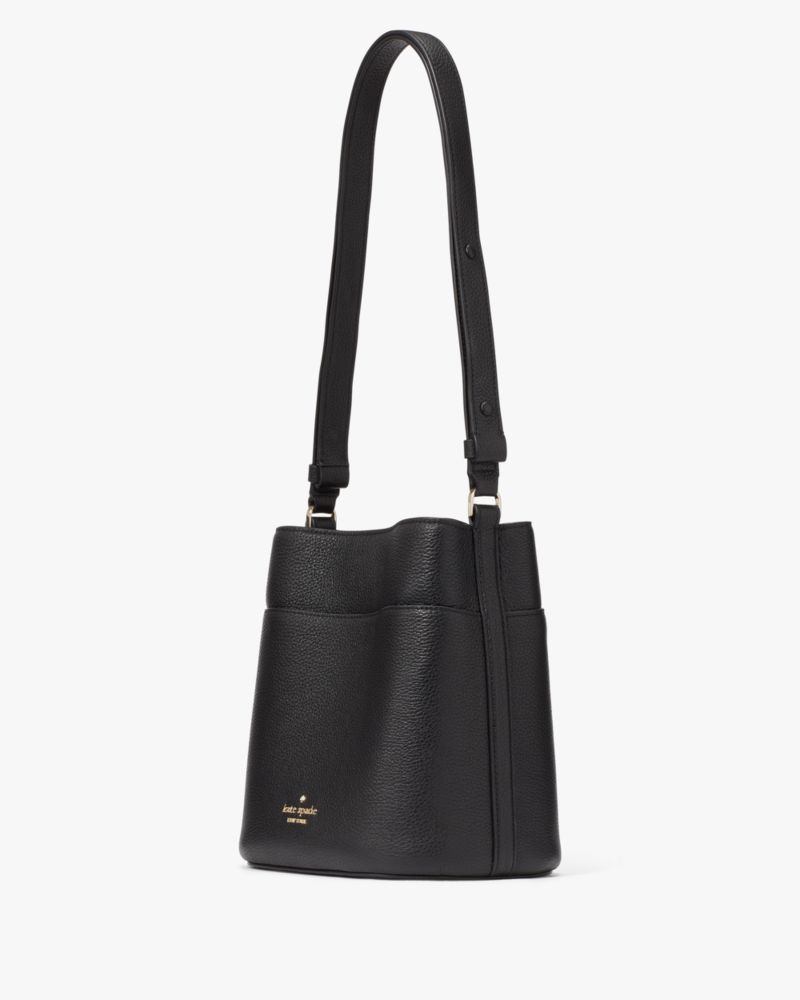 Kate Spade,Leila Small Bucket Bag,Black