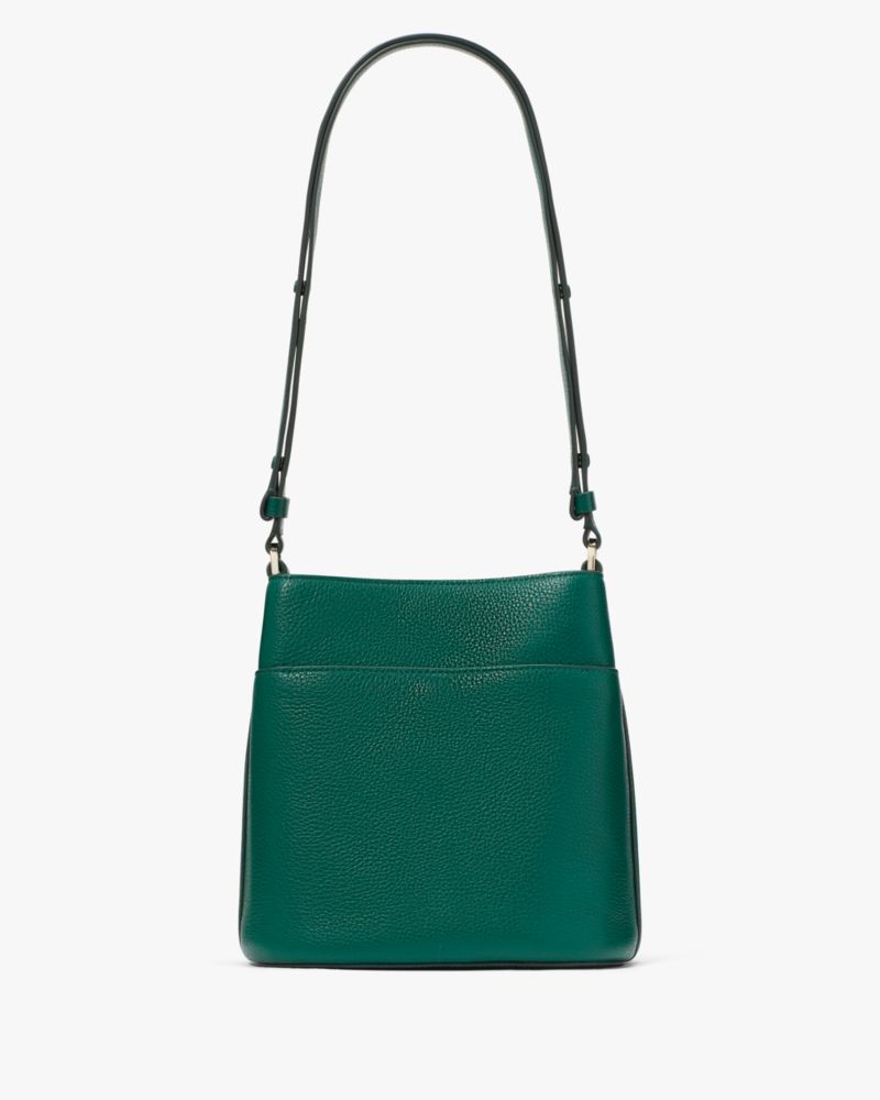 Kate Spade,Leila Small Bucket Bag,Lining Leather,Bucket,Metal,Logo,Lined,Casual,