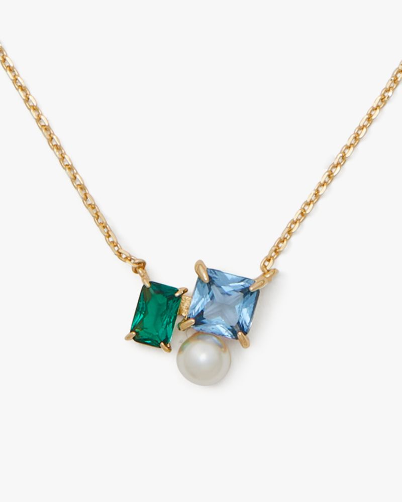 Kate Spade,Victoria Pendant,Blue/Multi