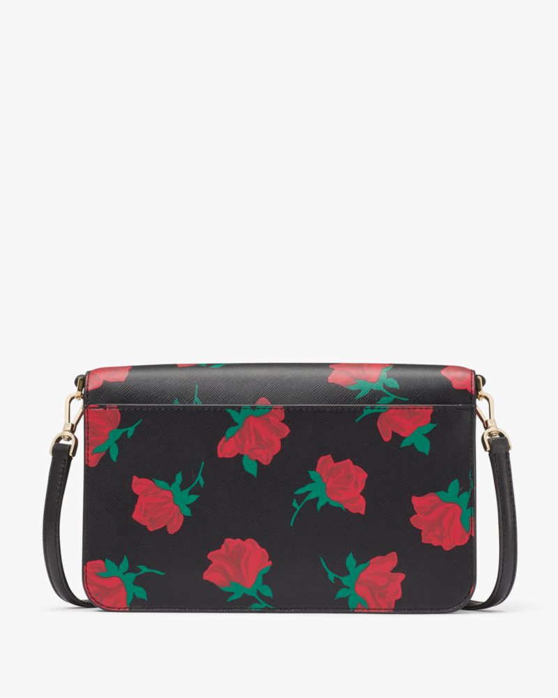 Kristi Poppy Printed Chain Flap Crossbody