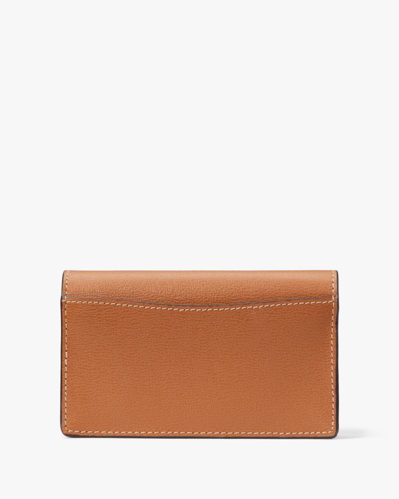 Kate Spade,Katy Small Bifold Snap Wallet,Allspice Cake