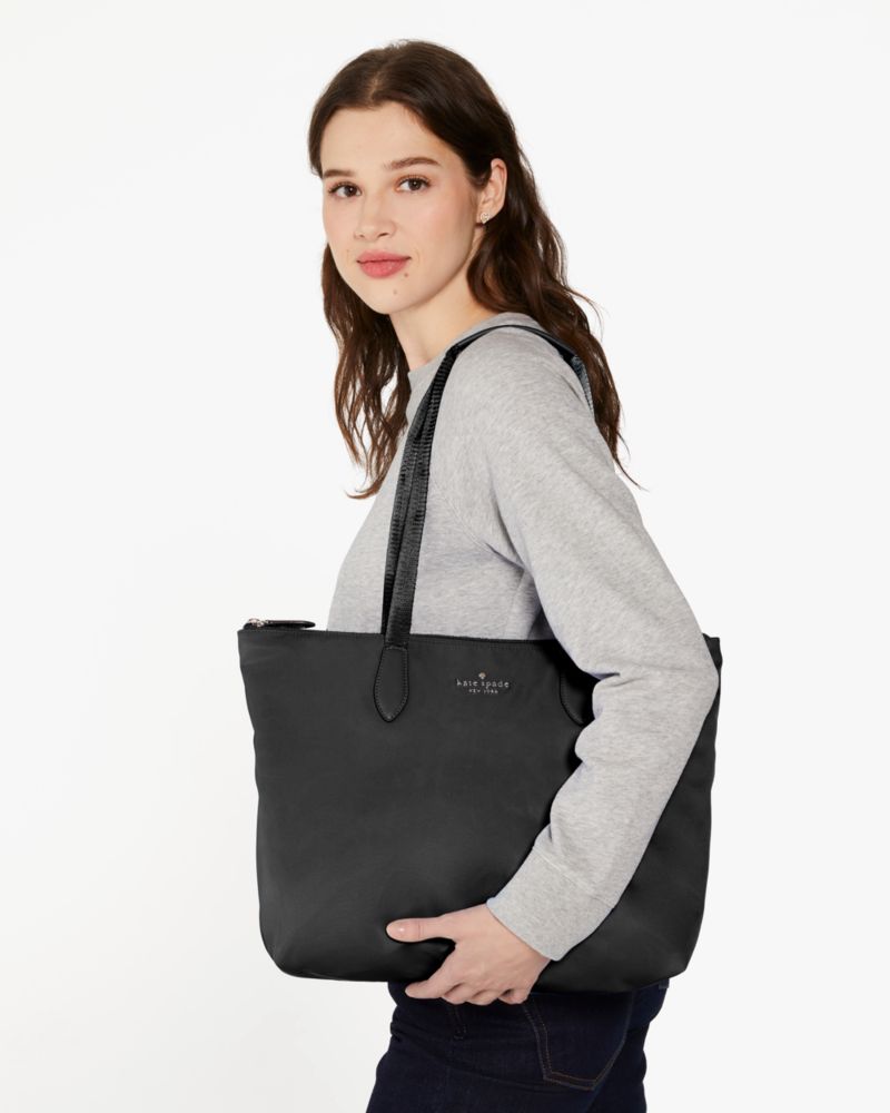 Kate Spade,Mel Packable Tote,Black