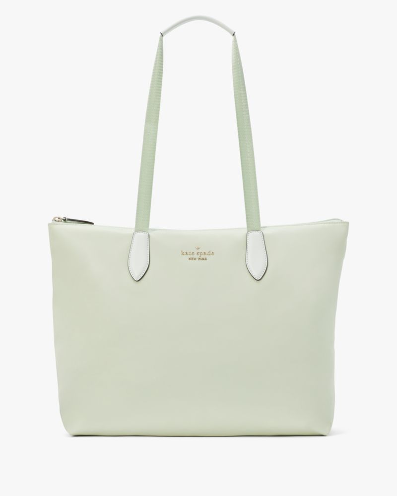 Kate Spade,Mel Packable Tote,Light Olive