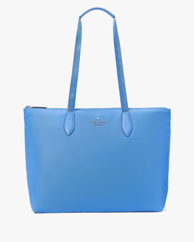 Kate Spade,Mel Packable Tote,Frisbee Blue