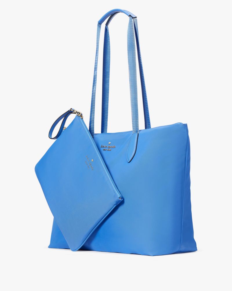 Kate Spade,Mel Packable Tote,Frisbee Blue