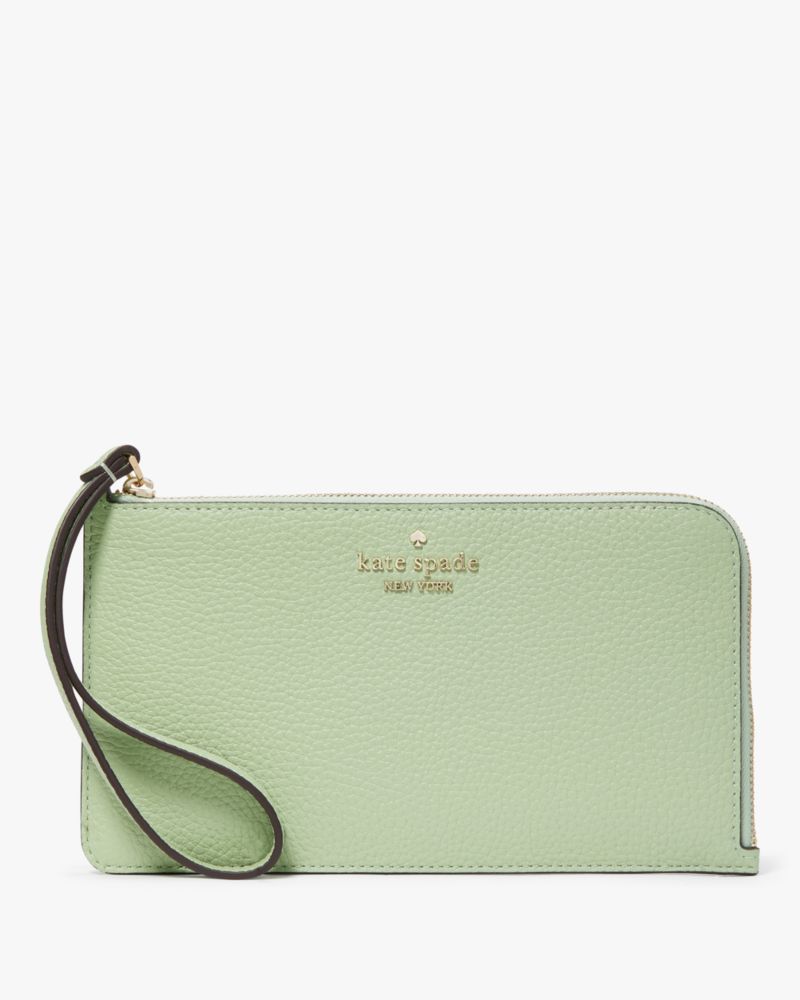 Kate Spade,ルーシー ミディアム L-ジップ リスレット,財布小物,ビーチグラス