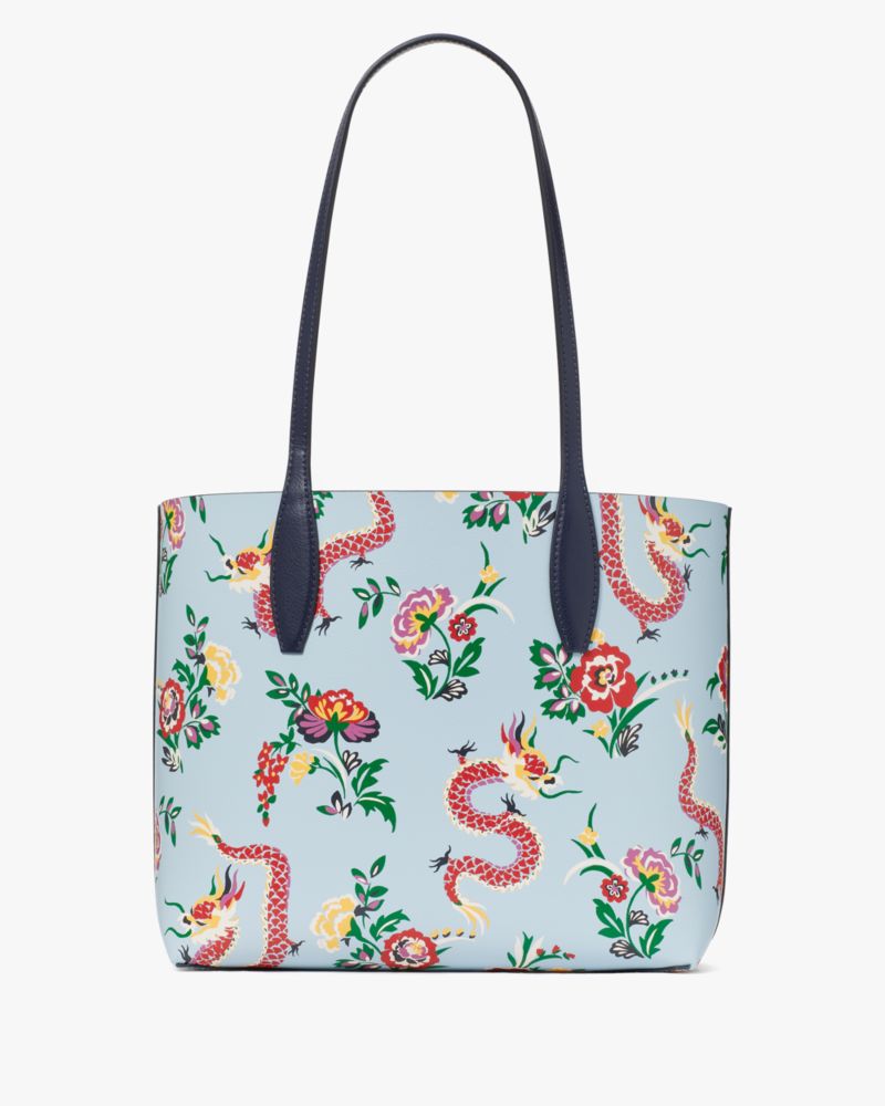 Dragon Printed Reversible Small Tote